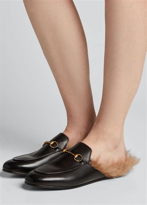 gucci princetown fur loafers replica|gucci princetown loafer mule.